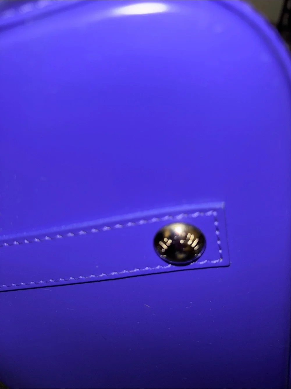 Louis Vuitton Alma Purple Structured Dome Satchel Bag - Unbranded